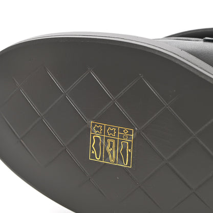 Chanel Lambskin Quilted CC Turnlock Loafers 36 Grey 12 of 14