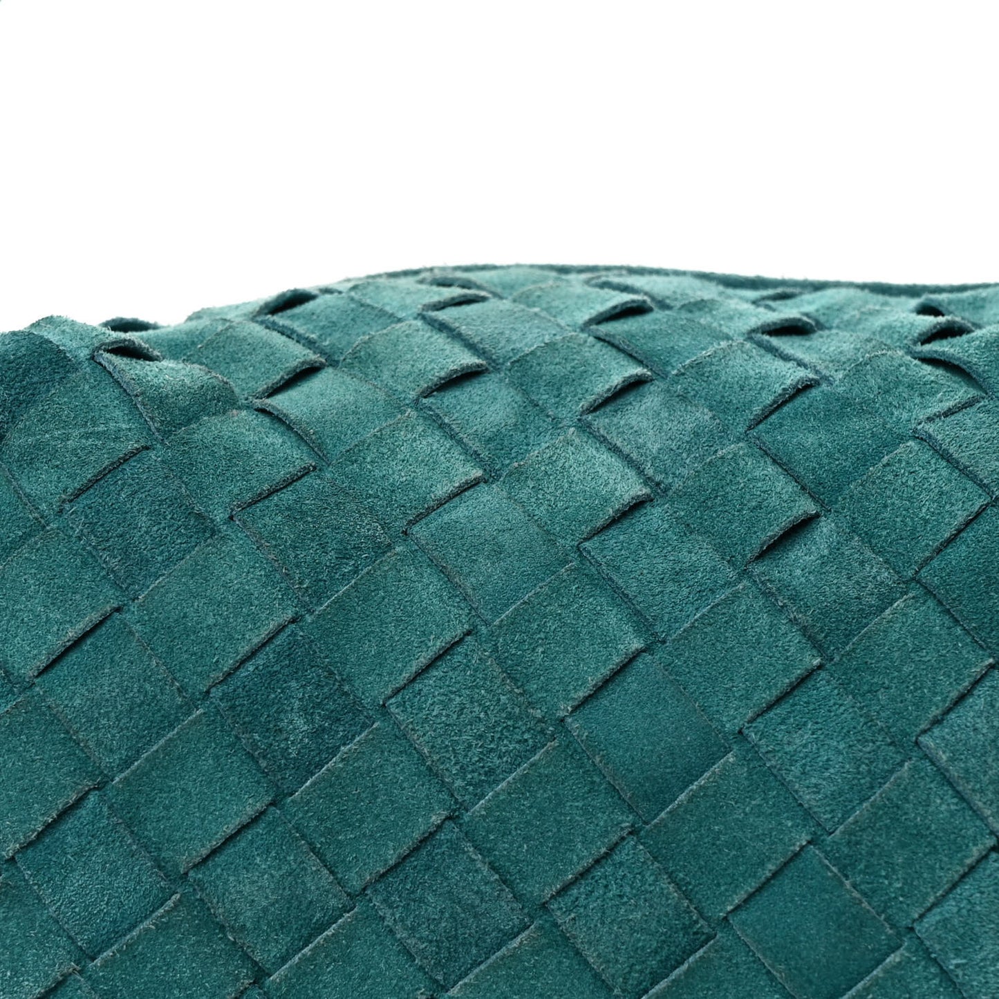 Suede Intrecciato Teen Jodie Hobo Petroleum Blue