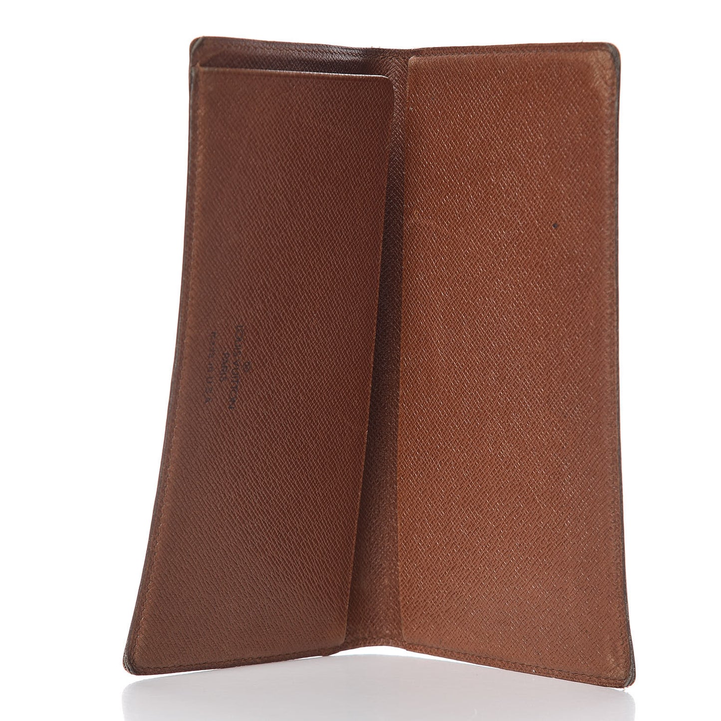 Monogram Checkbook Holder Wallet