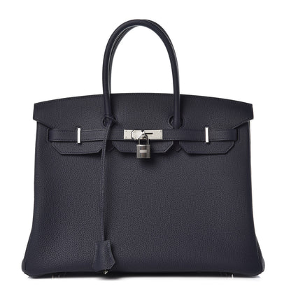 Hermes Togo Birkin 35 Bleu Nuit 1 of 31