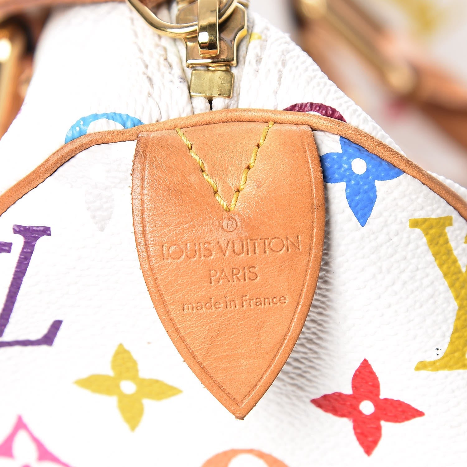Louis Vuitton Monogram Multicolor Speedy 30 White 6 of 13