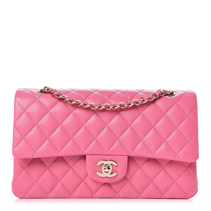 Chanel Caviar Quilted Medium Double Flap Pink 1 of 10
