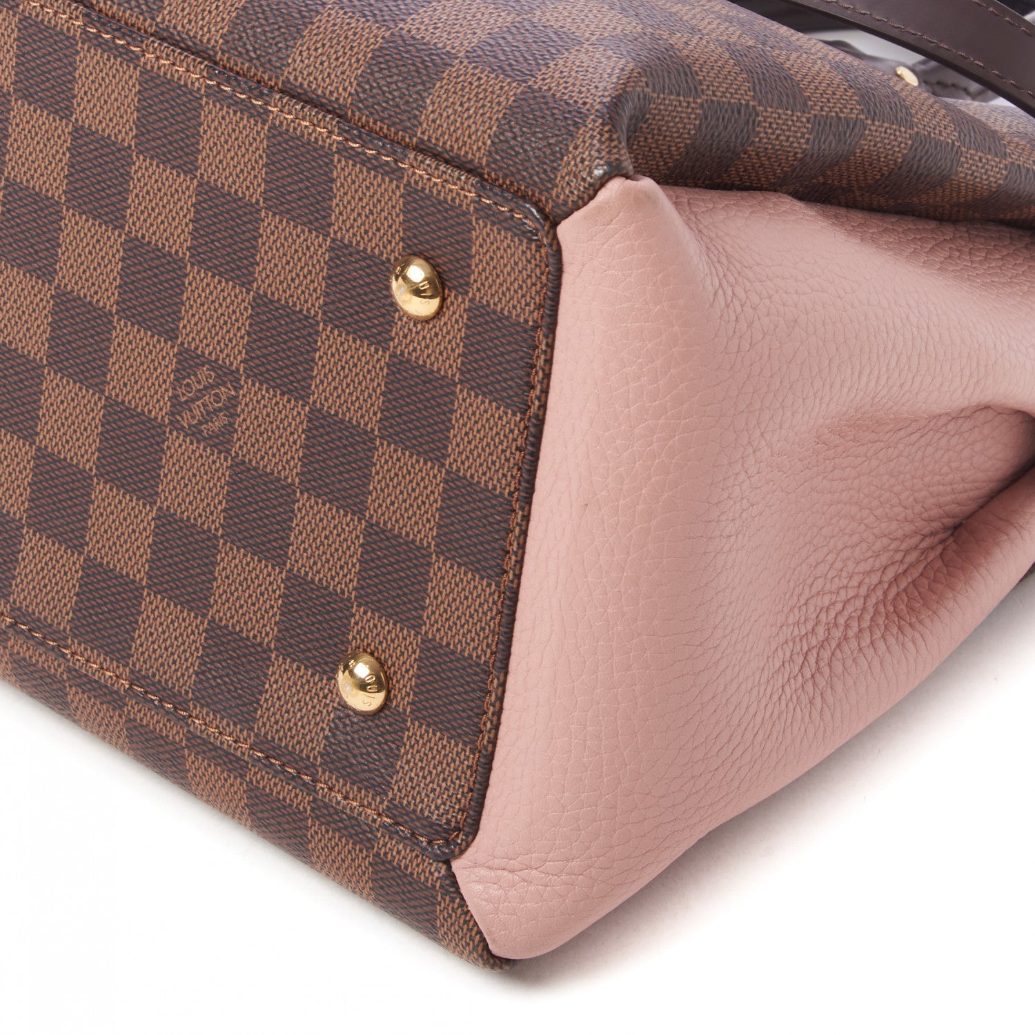 Louis Vuitton Cuir Taurillon Damier Ebene Normandy Magnolia 8 of 10