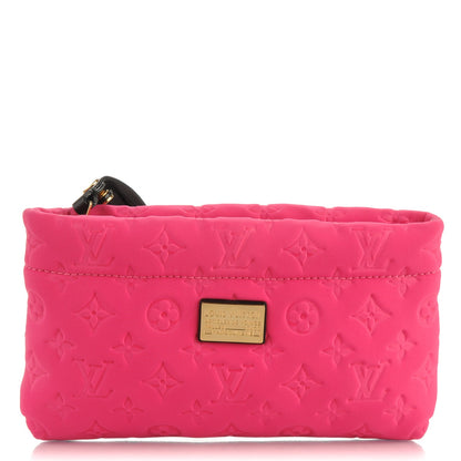 Louis Vuitton Monogram Scuba Clutch Pochette Fuchsia 1 of 7