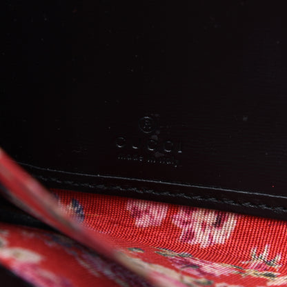 Gucci Calfskin Web Trapuntata GG Zip Around Wallet Black 8 of 14