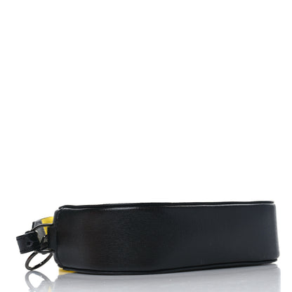 Off-White Saffiano Striped Diag Camera Bag Black White 4 of 10