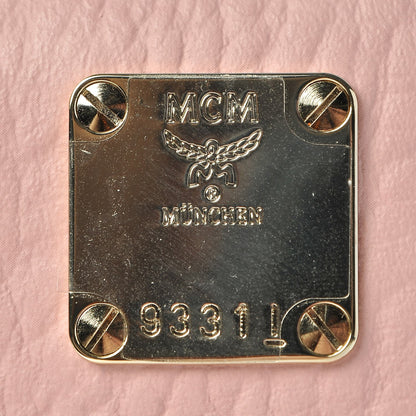 MCM Visetos Side Stud X-Mini Stark Backpack Pink 13 of 13
