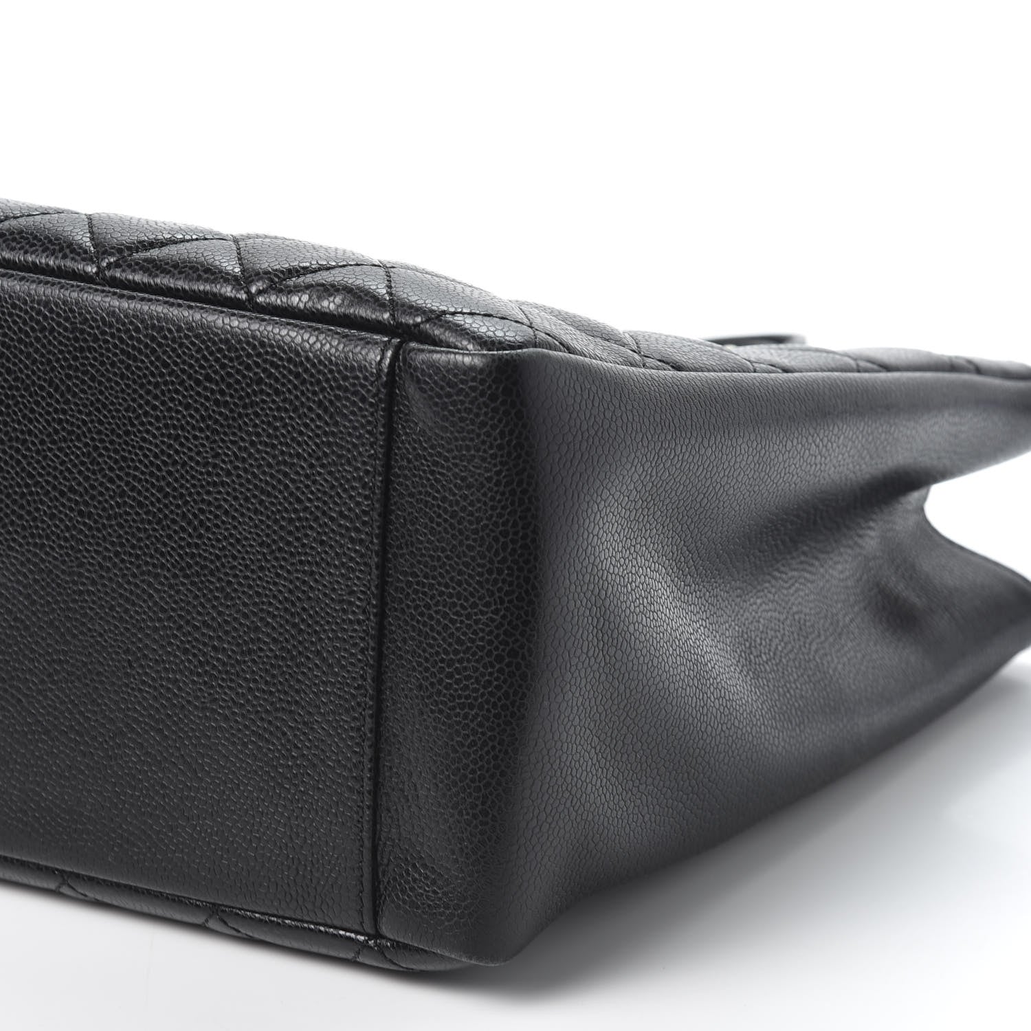 Chanel Caviar Quilted Grand Shopping Tote GST Black 6 of 12