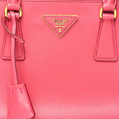Prada Saffiano Medium Galleria Double Zip Tote Fuxia 9 of 19