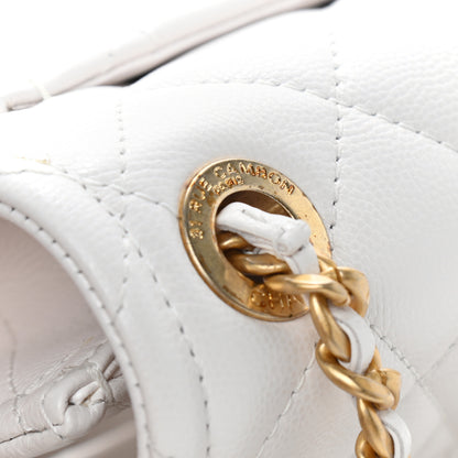 Chanel Caviar Quilted Mini Sweet Classic Flap White 10 of 10