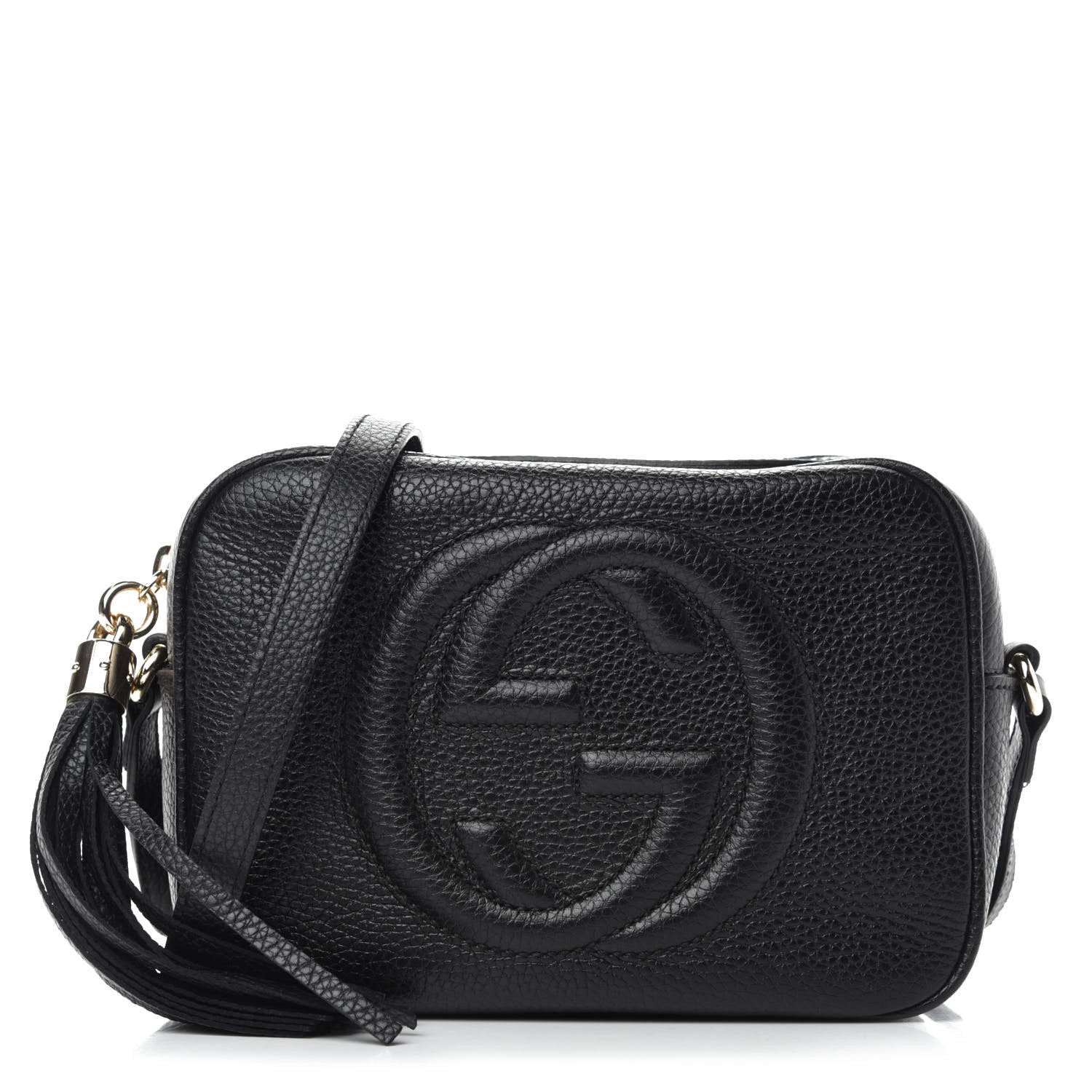 Gucci Pebbled Calfskin Small Soho Disco Bag Black 1 of 10