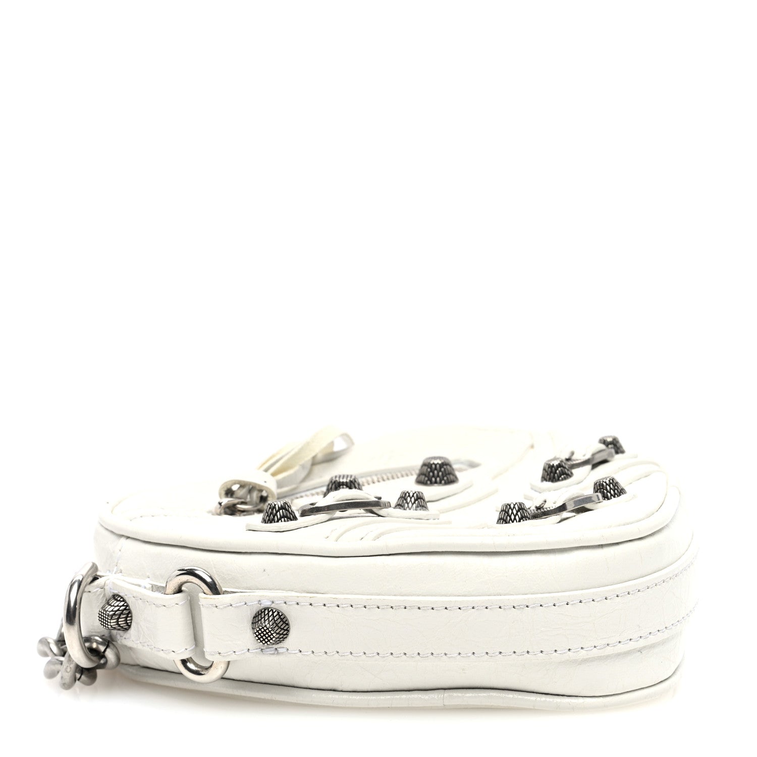Balenciaga Agneau Arena Mini Le Cagole Heart Bag Optic White 4 of 8