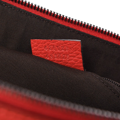Gucci Dollar Calfskin Medium Dome Bag Sporting Red 8 of 12