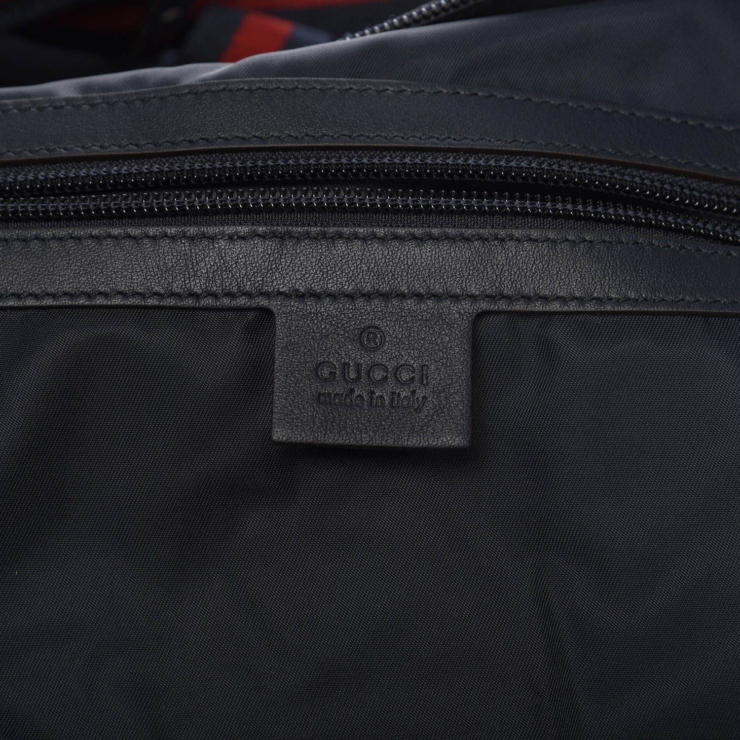 Gucci Nylon Microguccissima Gym Bag Navy 6 of 10