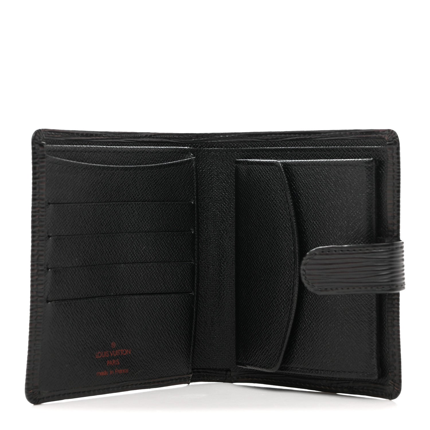 Louis Vuitton Epi Porte-Billets Compact Wallet Black 5 of 9