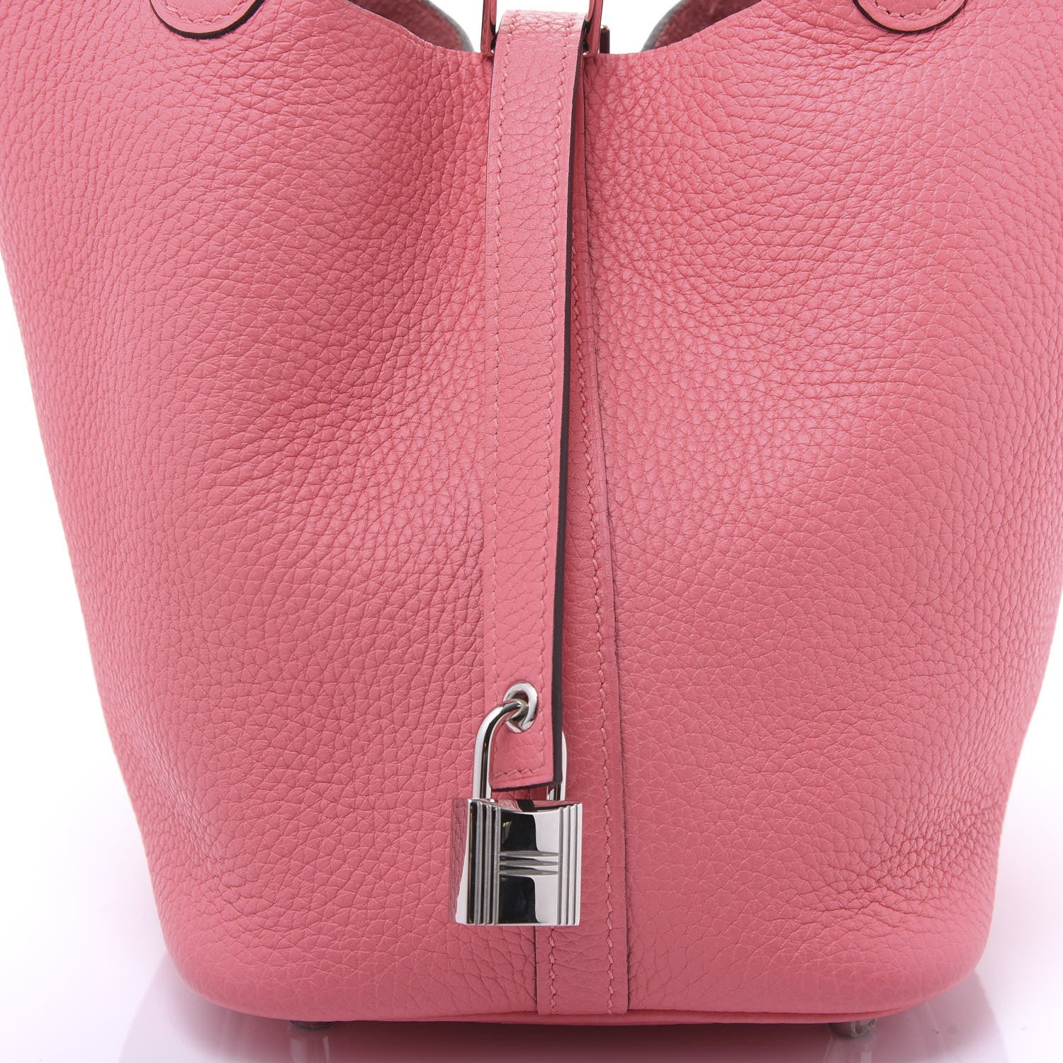 Hermes Taurillon Clemence Picotin Lock 18 PM Rose Azalee 11 of 12