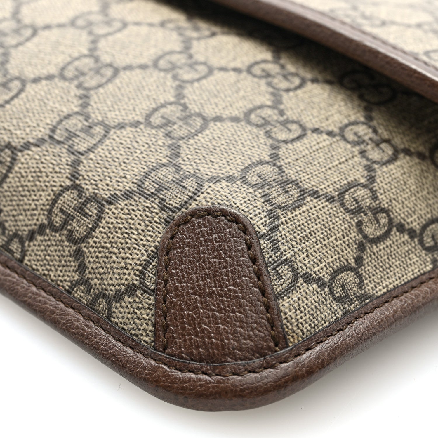 Gucci GG Supreme Monogram Neo Vintage Web Belt Bag Brown 11 of 11