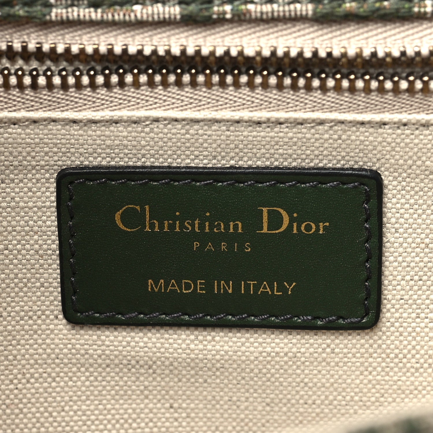 Christian Dior Oblique DiorAddict Flap Bag Green 7 of 9