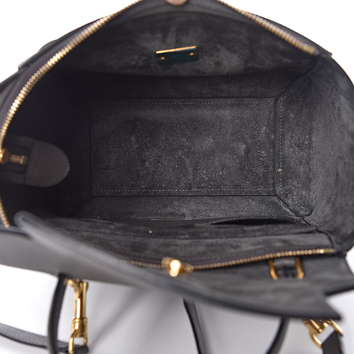 Grained Calfskin Micro Belt Bag Grey
