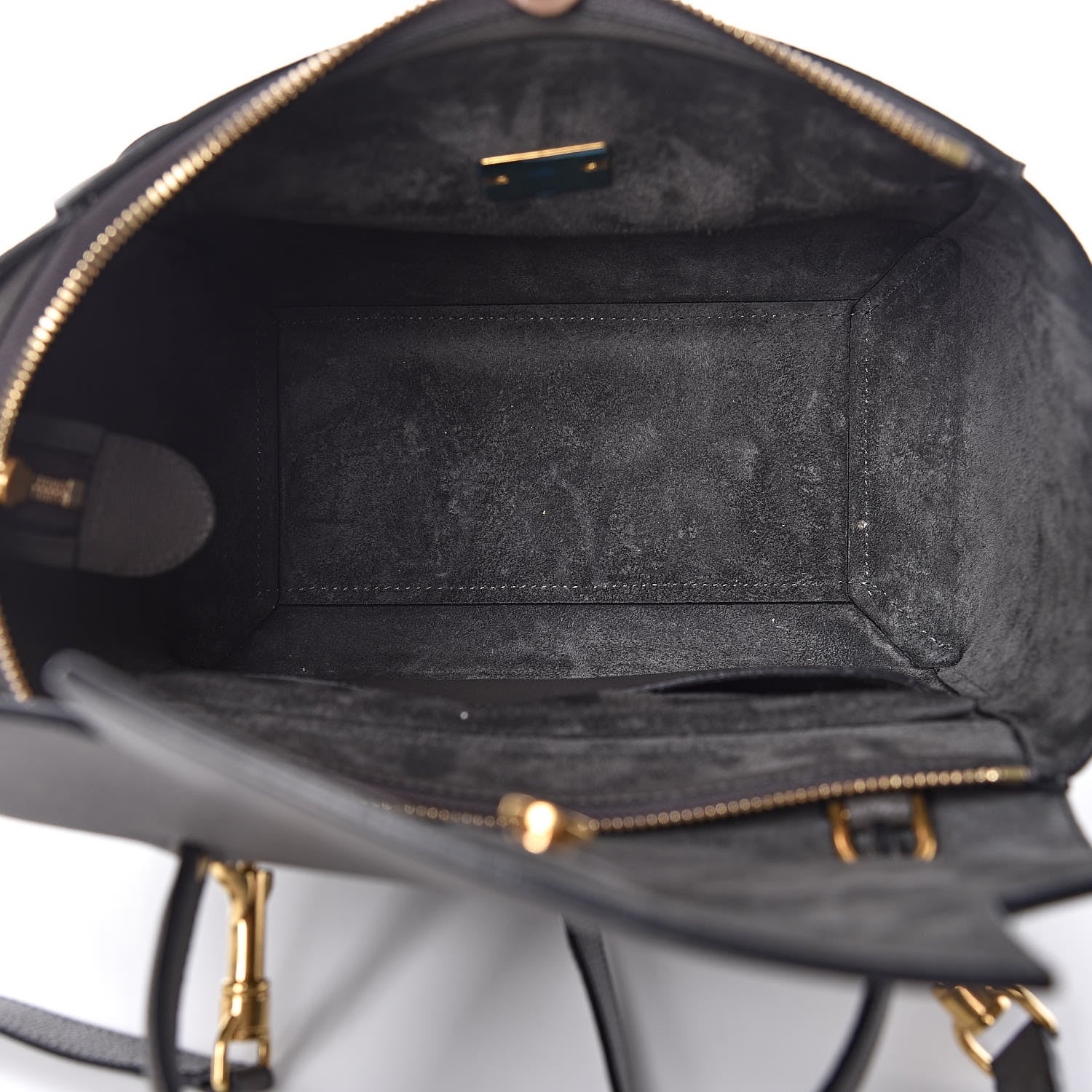 Celine Grained Calfskin Micro Belt Bag Grey 6 of 9