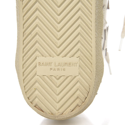 Saint Laurent Nappa Star Court Sneakers 37.5 White 8 of 10