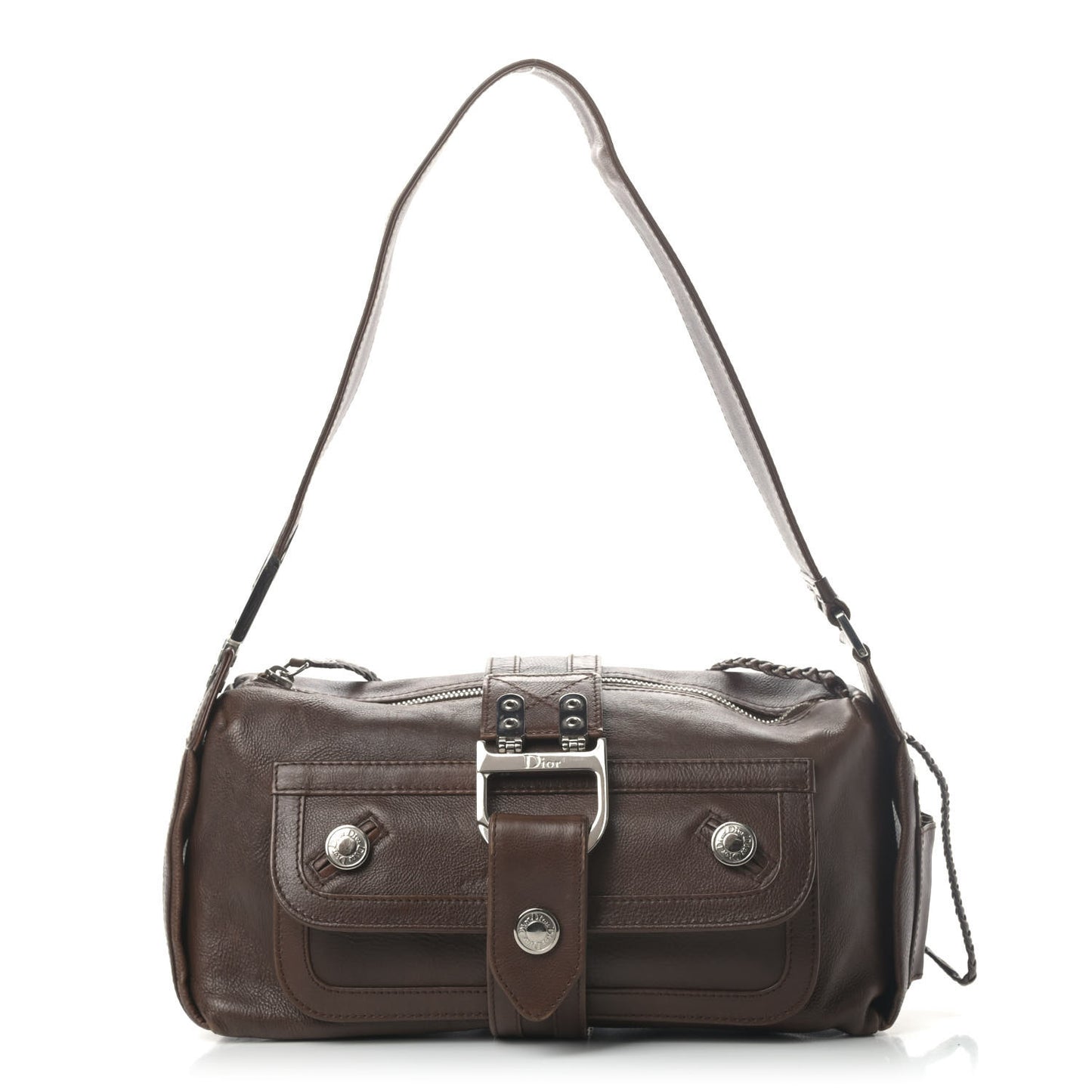 Calfskin Flight East West Bag Brown