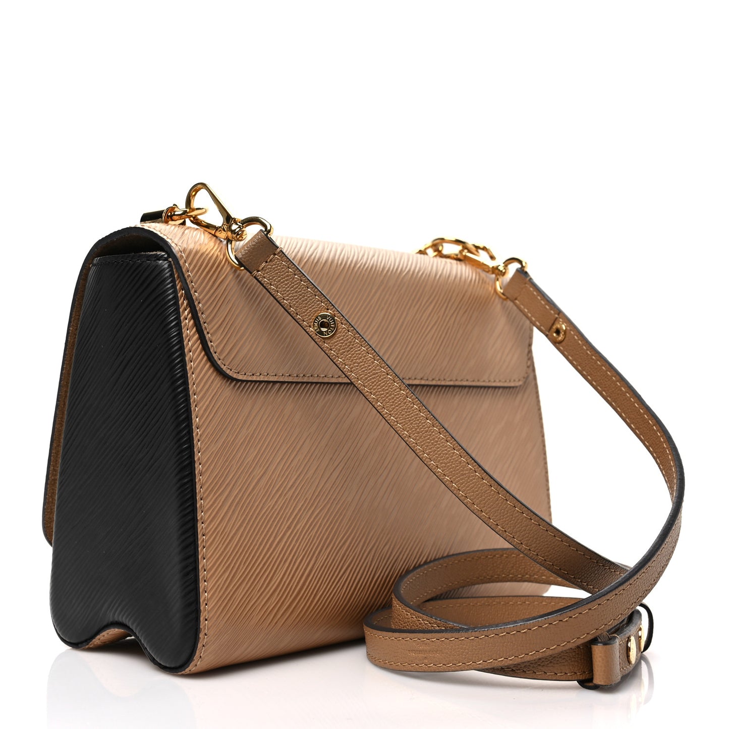 Epi Twist Shoulder Bag MM Camel