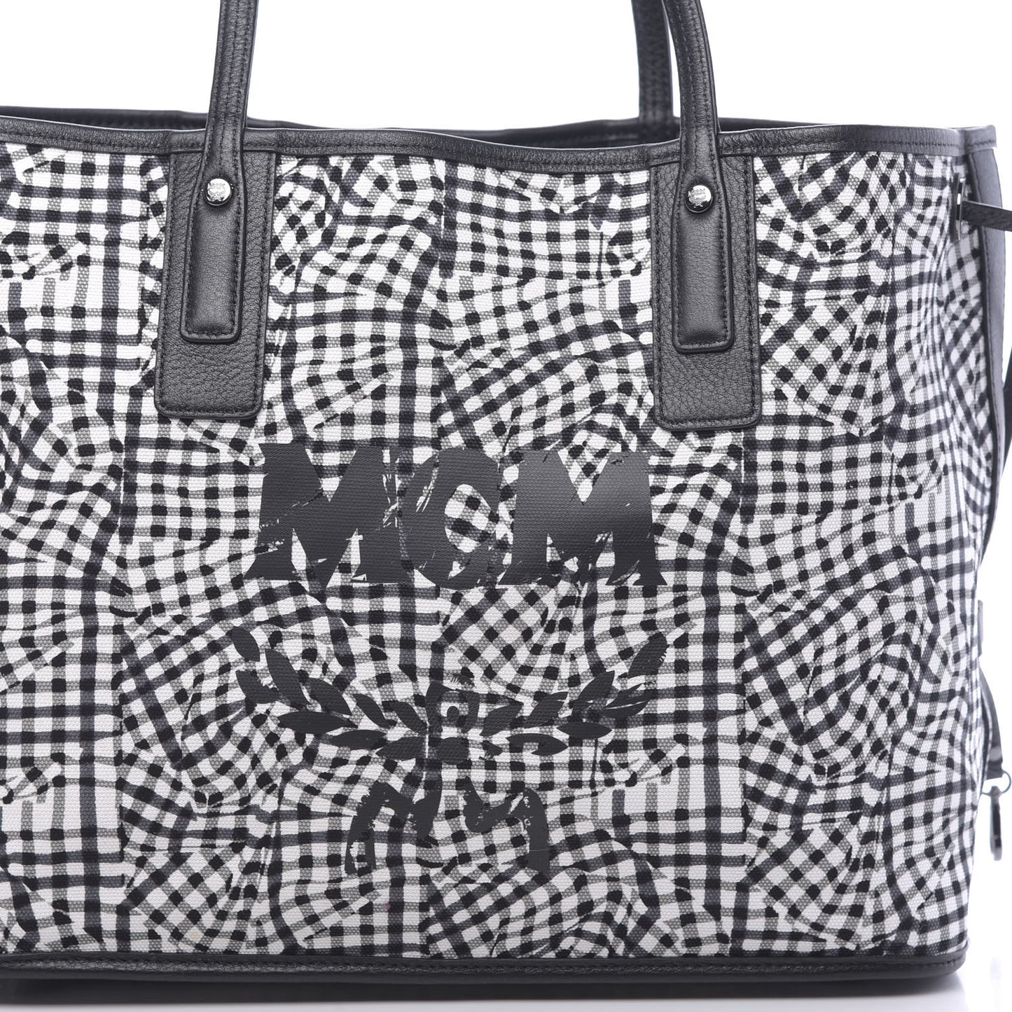 Visetos Medium Liz Reversible Shopper Tote Black