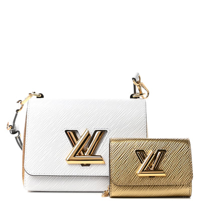 Louis Vuitton Epi Twist PM and Twisty White Gold 3 of 11