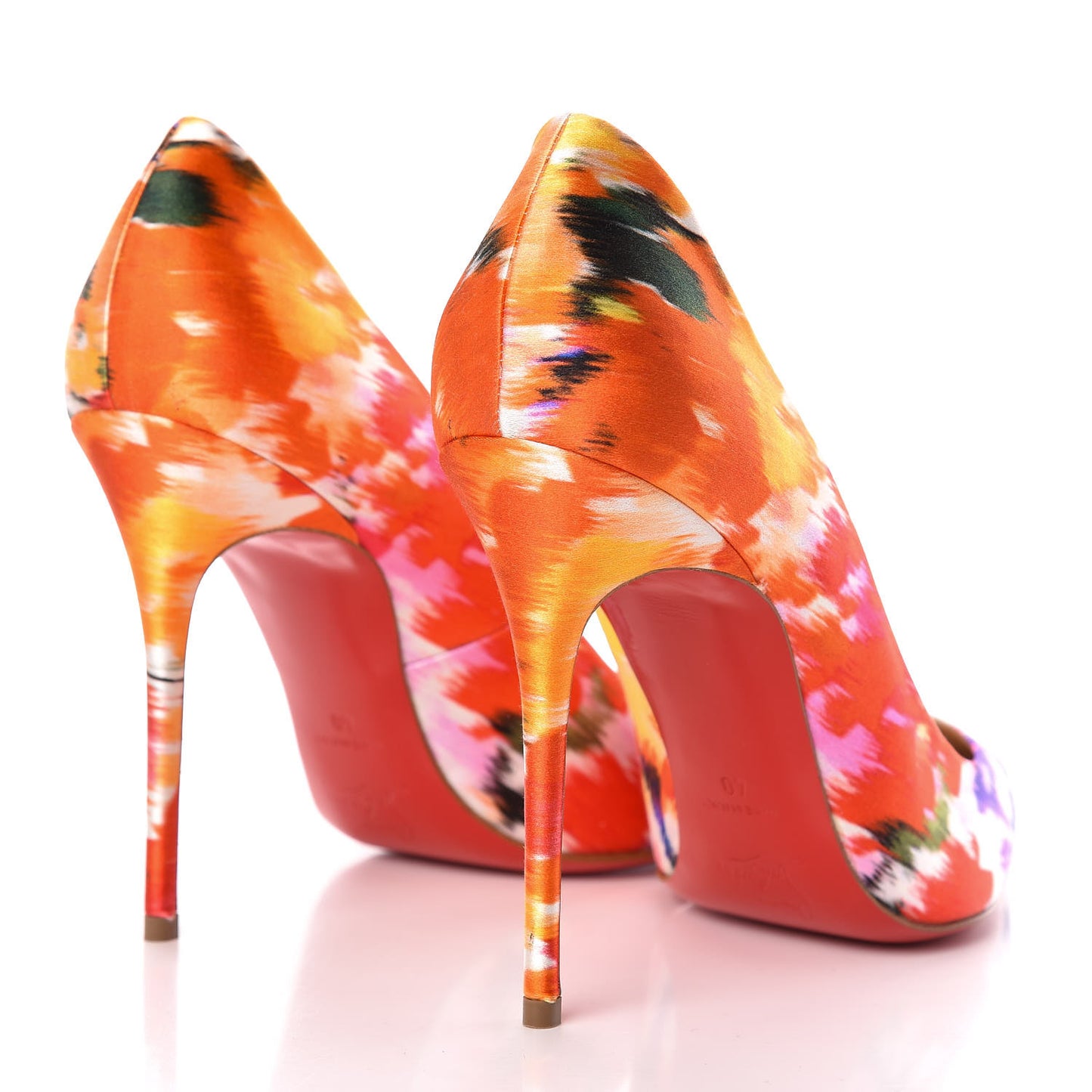 Satin Bouquet Decollete 554 100 Pumps 40 Multicolor
