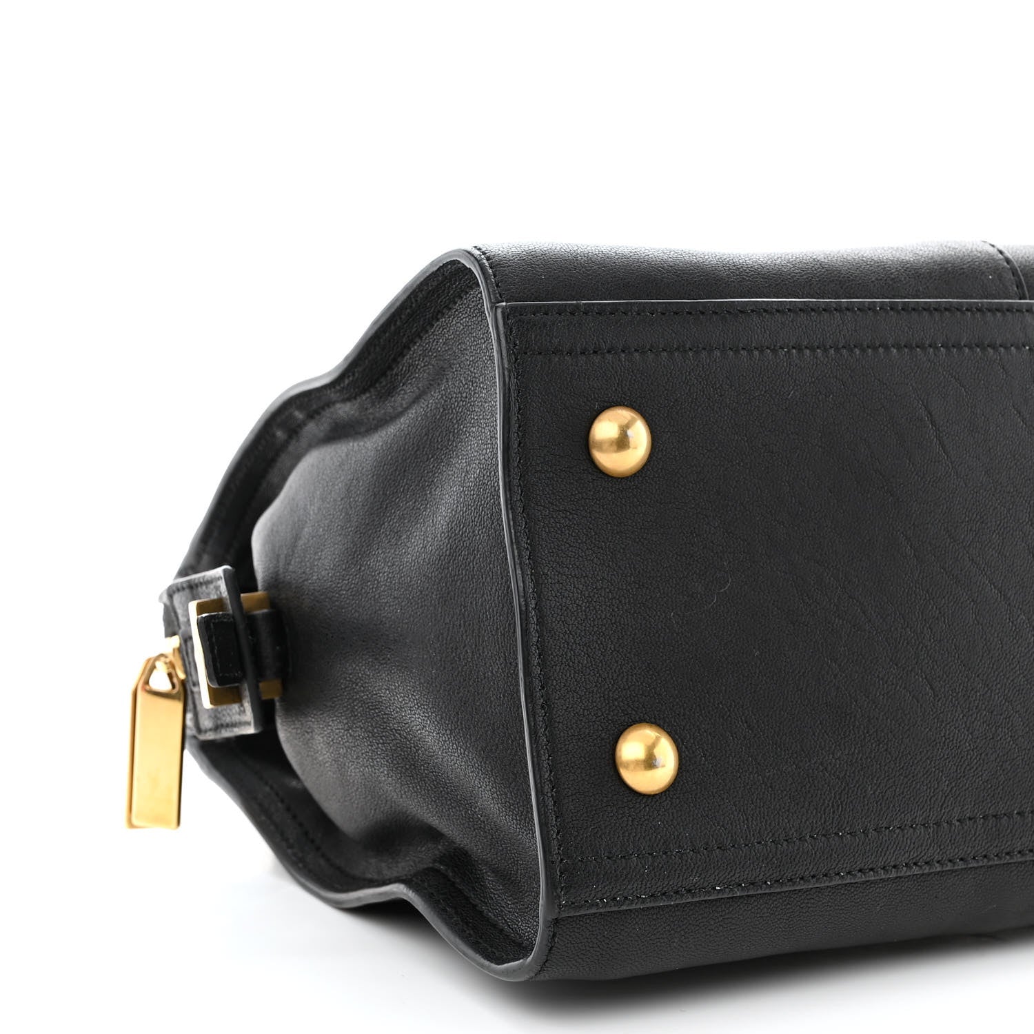 Saint Laurent Sheepskin Small Cabas ChYc Black 9 of 10