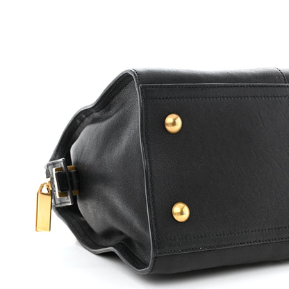 Saint Laurent Sheepskin Small Cabas ChYc Black 9 of 10