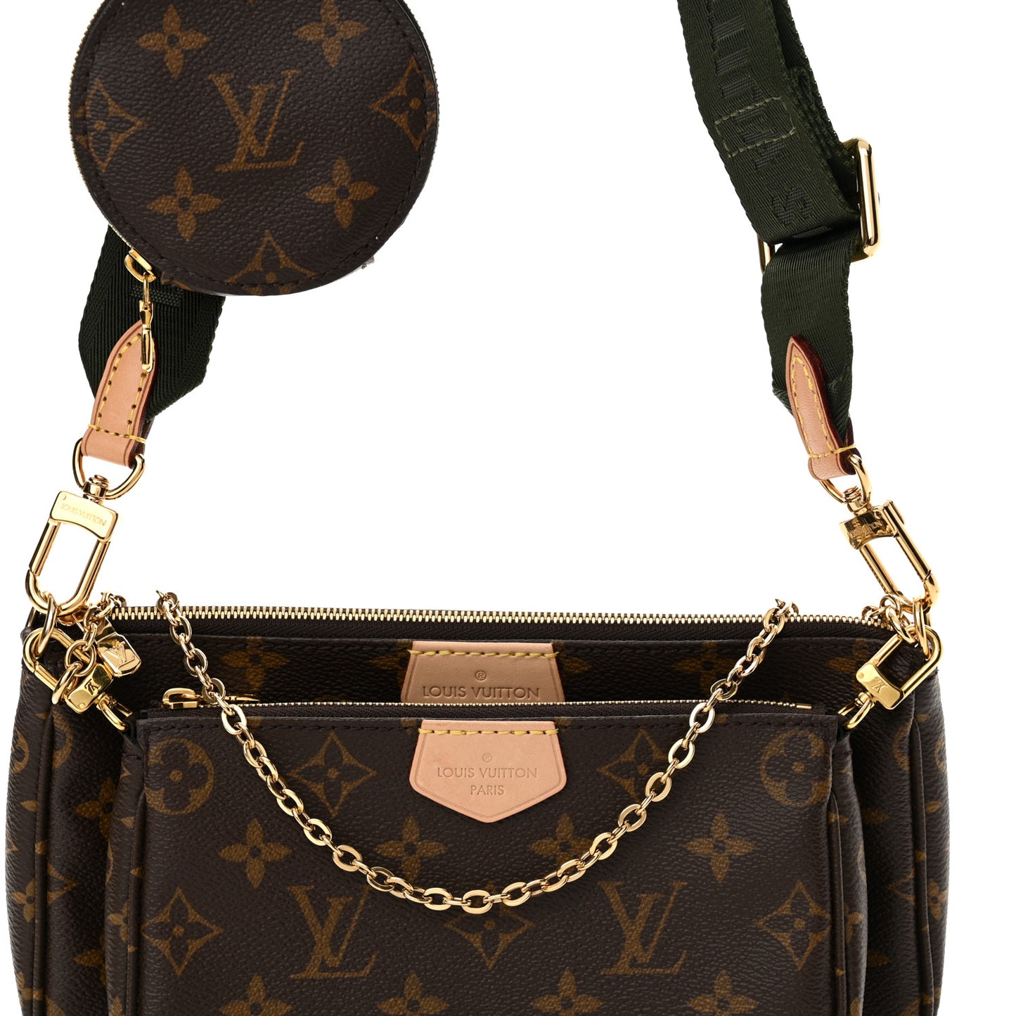 Monogram Multi Pochette Accessories Kaki