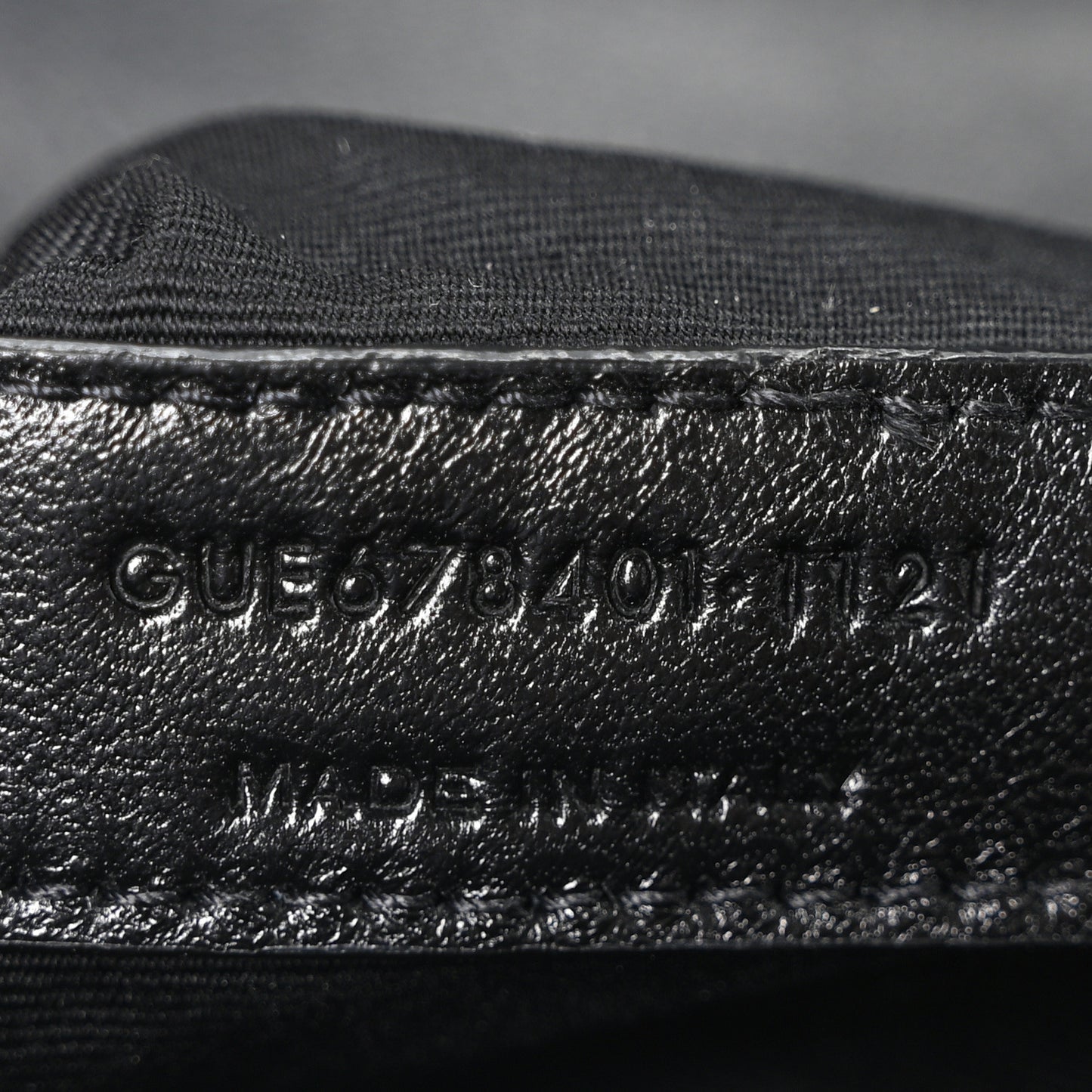 Calfskin Y Quilted Monogram Toy Loulou Crossbody Bag Black