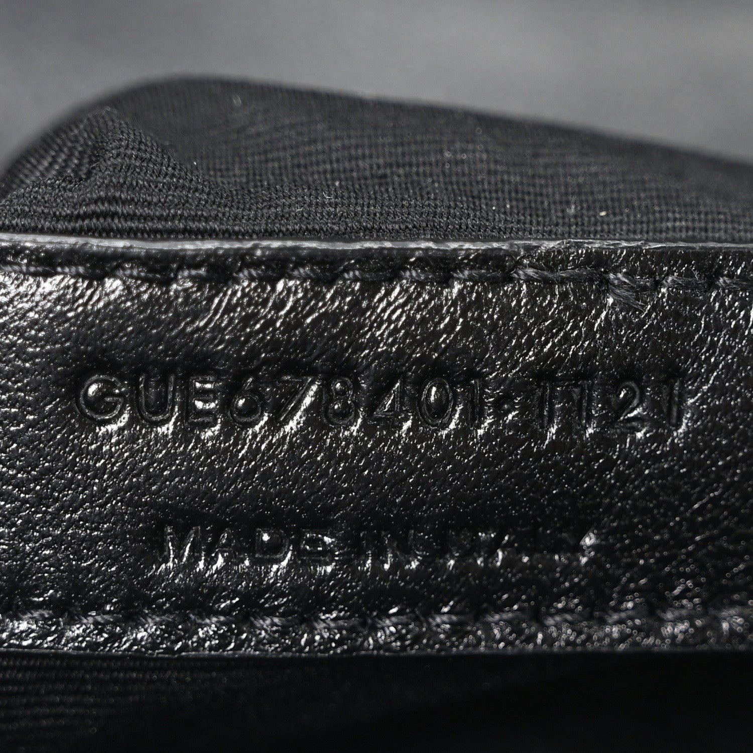 Saint Laurent Calfskin Y Quilted Monogram Toy Loulou Crossbody Bag Black 7 of 10