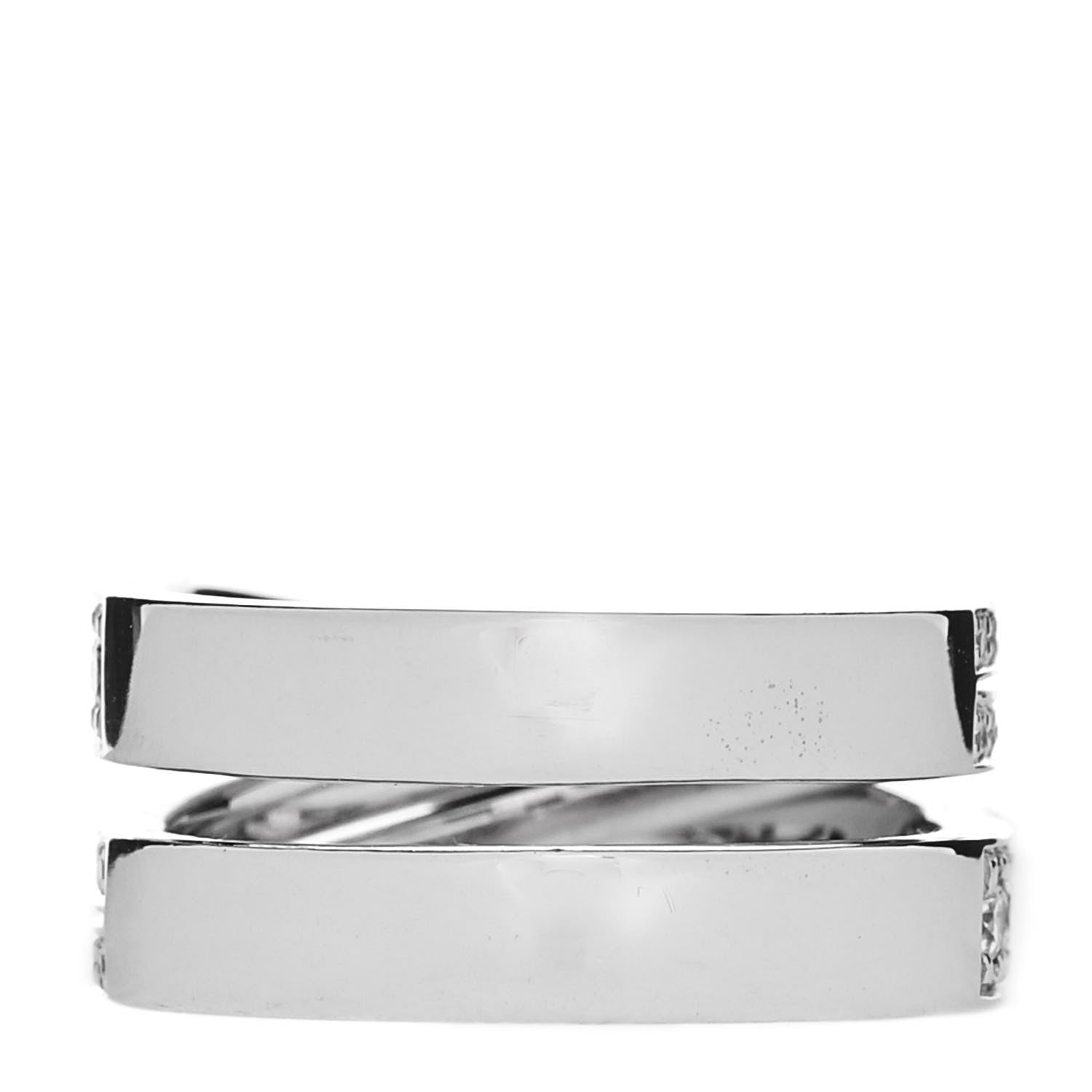 Cartier 18K White Gold Diamond Etincelle de Cartier Ring 52 6 3 of 6