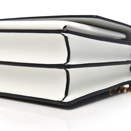Saint Laurent Calfskin Bi-Color Medium Monogram Sunset Black Pearl White 6 of 13