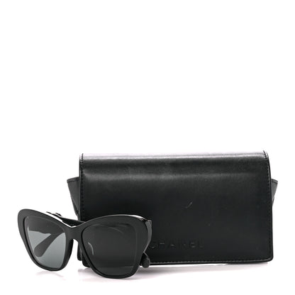 Chanel Acetate Lambskin CC Sunglasses 5457-Q-A Black 8 of 8