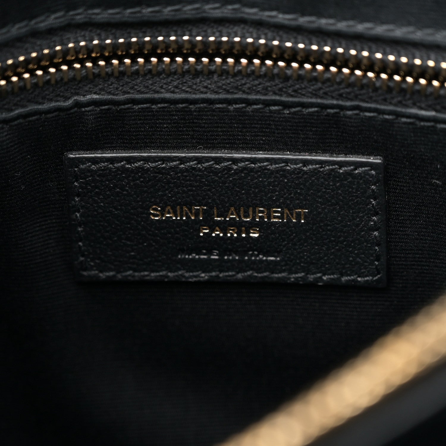 Saint Laurent Calfskin Y Quilted Monogram Medium Loulou Chain Satchel Black 5 of 10