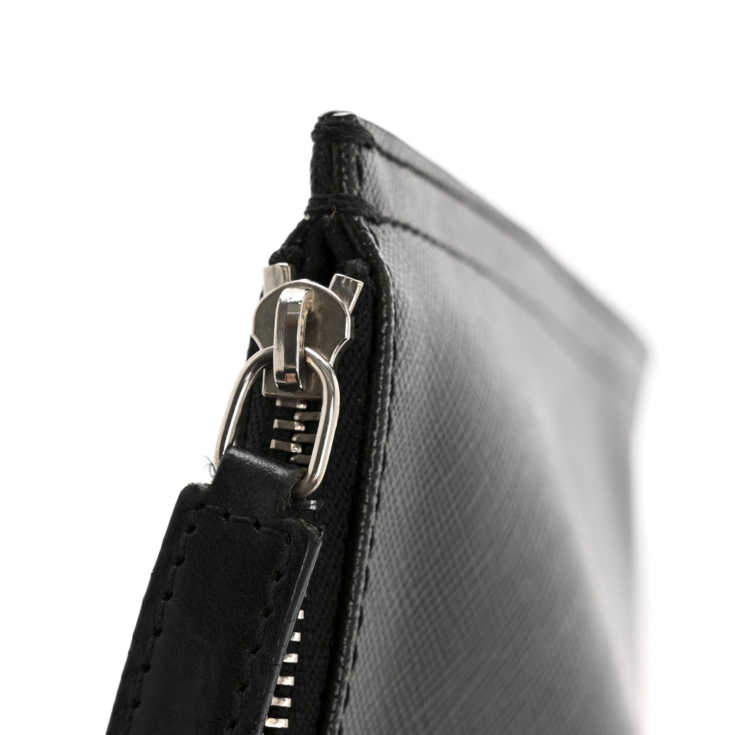 Saffiano Antigona Madonna Clutch Black
