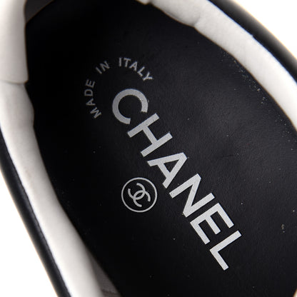 Chanel Calfskin CC Womens Sneakers 38.5 Black 8 of 11