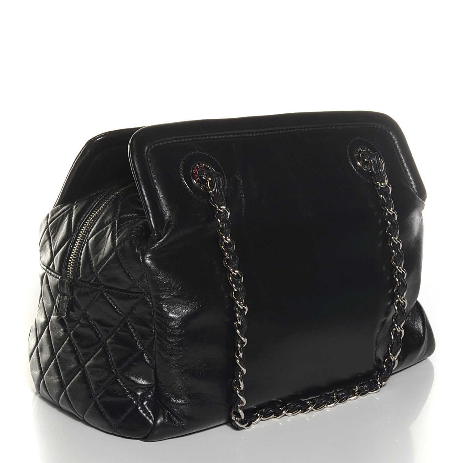 Chanel Lambskin Timeless CC Tote Black 3 of 7