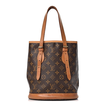 Louis Vuitton Monogram Petit Bucket 23 1 of 18