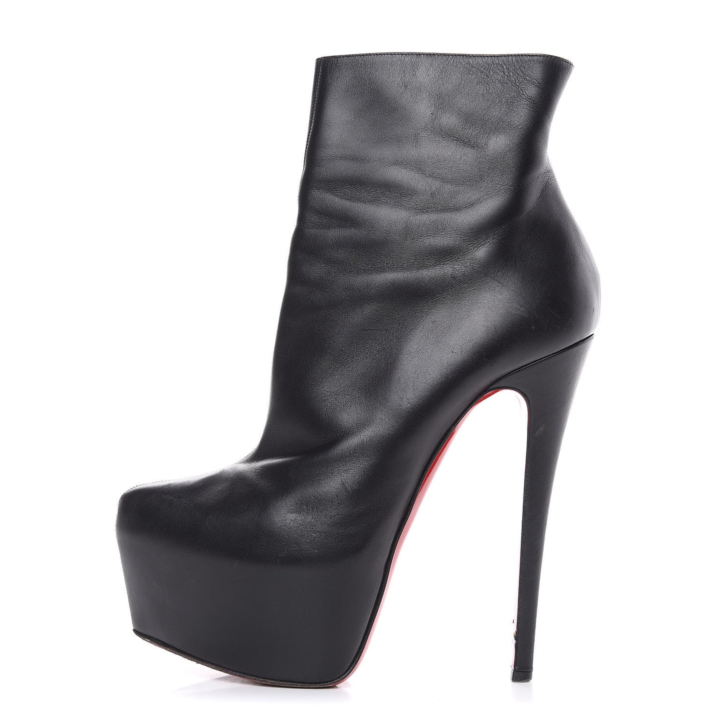 Calfskin Daf Booty 160 Ankle Boots 40 Black