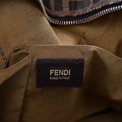 Fendi Zucca Large Chef Shopper Tote Tobacco 6 of 9