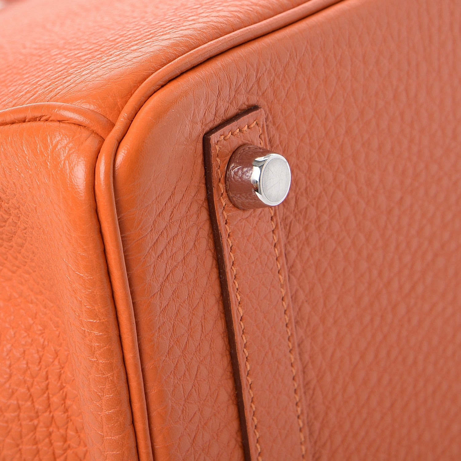 Hermes Togo Birkin 25 Orange 29 of 30