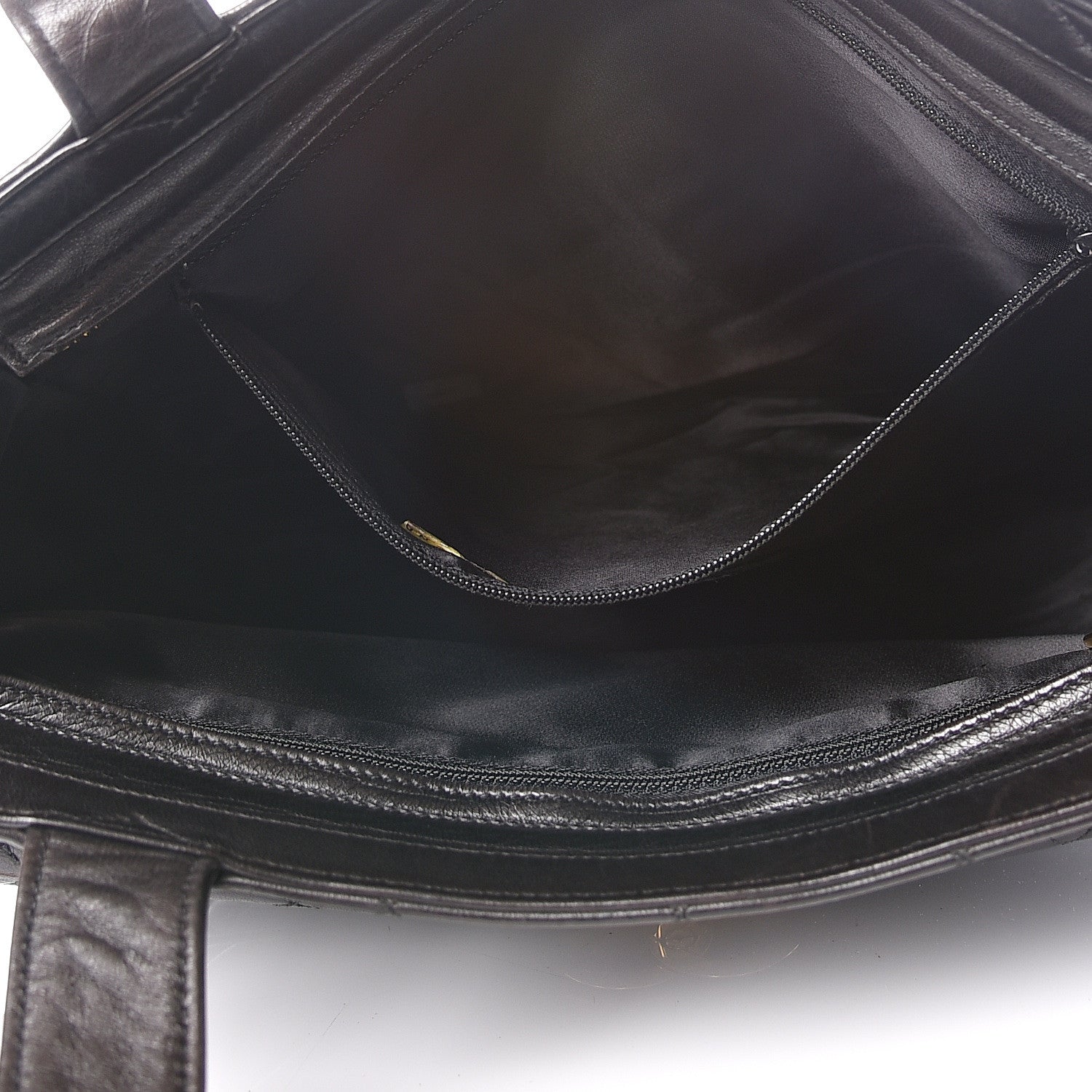 Chanel Lambskin Quilted CC Shoulder Bag Black 5 of 13