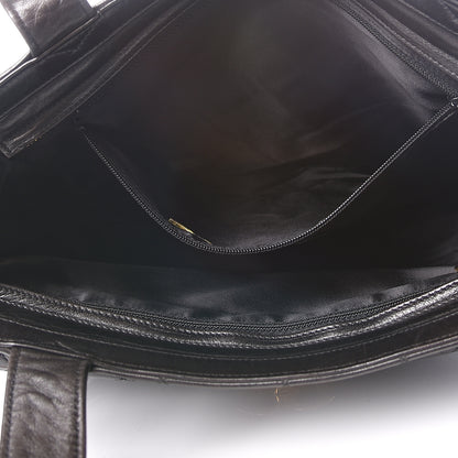 Chanel Lambskin Quilted CC Shoulder Bag Black 5 of 13