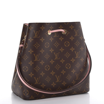 Louis Vuitton Monogram Neonoe MM Rose Poudre 3 of 9