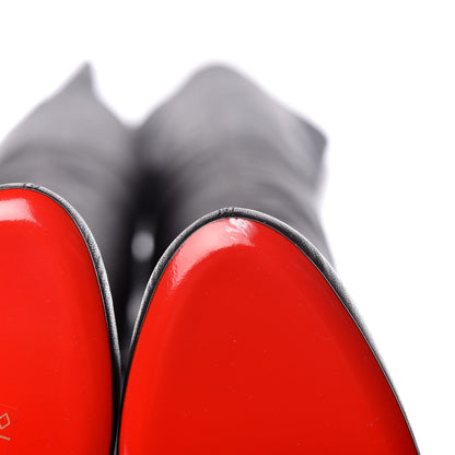 Christian Louboutin Nappa Stretch Lousie X 100 Over The Knee Boots 37 Black 10 of 11